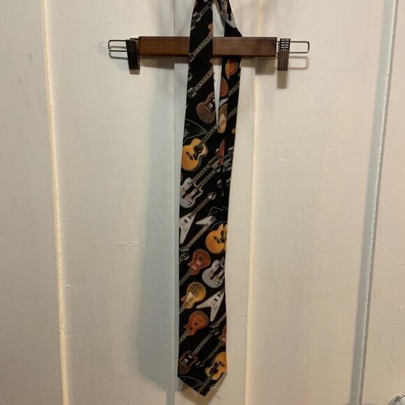 Vintage Gibson guitar electric guitars novelty tie! Rock music - Picture 4 of 4